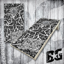Load image into Gallery viewer, BG "BG Graffiti" Cornhole Boards - Elite Model
