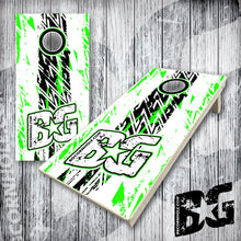Load image into Gallery viewer, BG "Grunge Stripe" Cornhole Boards - Elite Model