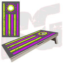 Load image into Gallery viewer, BG "Tattered Stripes" Cornhole Boards - Elite Model