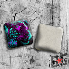 Load image into Gallery viewer, MULTIPLE BAG TYPES - BG EYE OF TIGER 4&quot; Mini Cornhole Bags- Set of 4 Bags