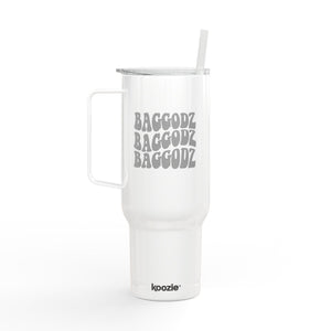 Wavy BG Engraved Insulated Tumbler - 40oz