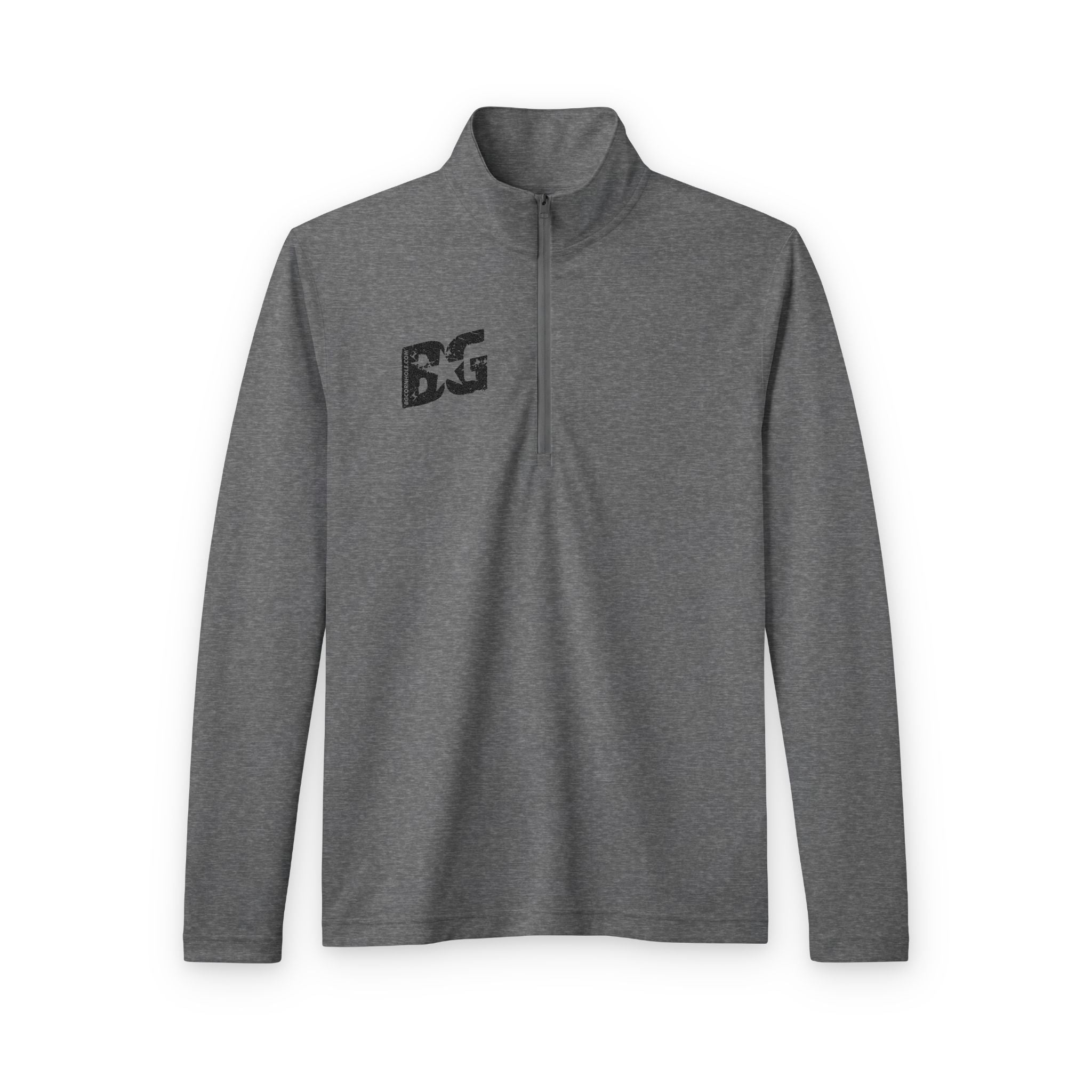 Men's PosiCharge® Tri-Blend Wicking Quarter-Zip Pullover