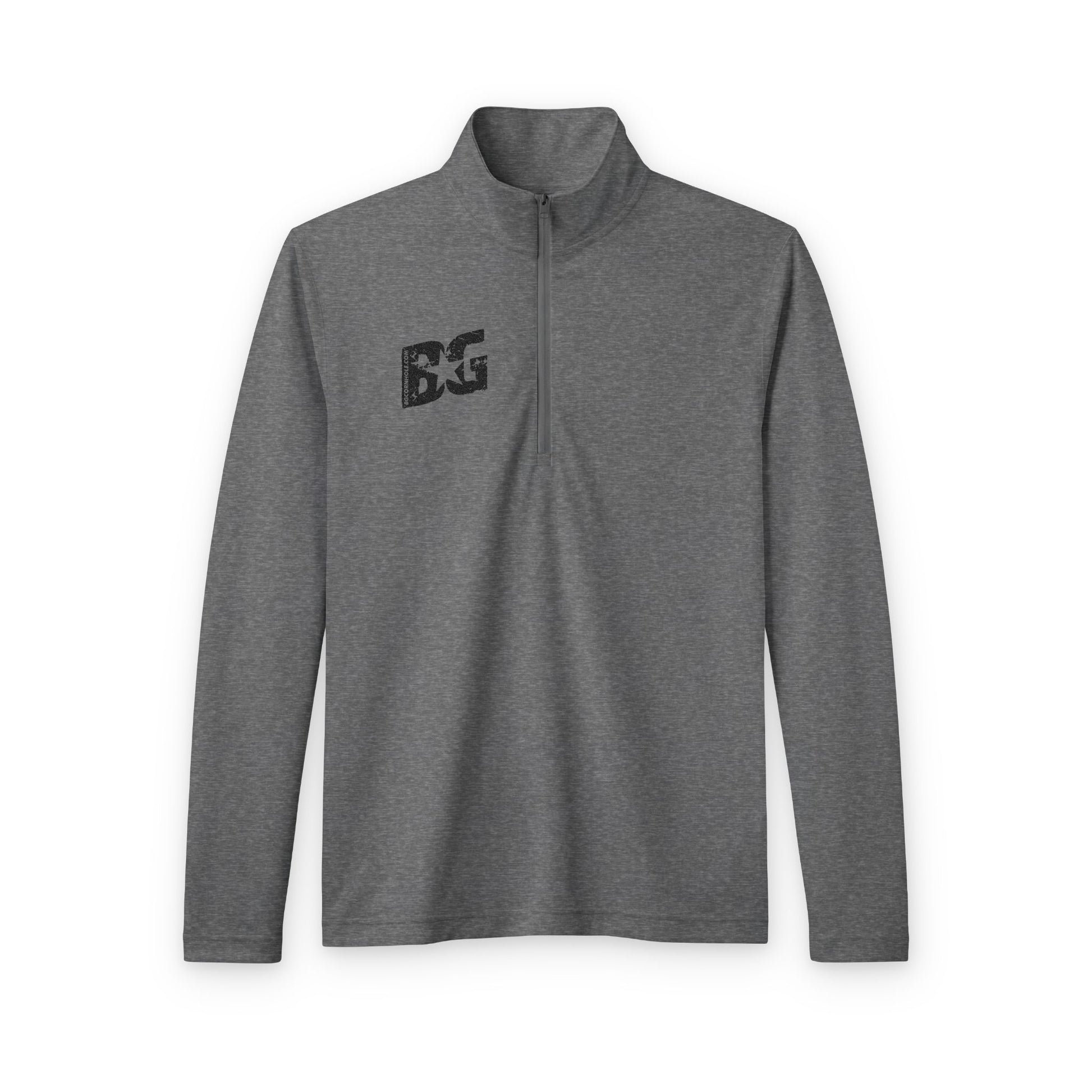 Men's PosiCharge® Tri-Blend Wicking Quarter-Zip Pullover
