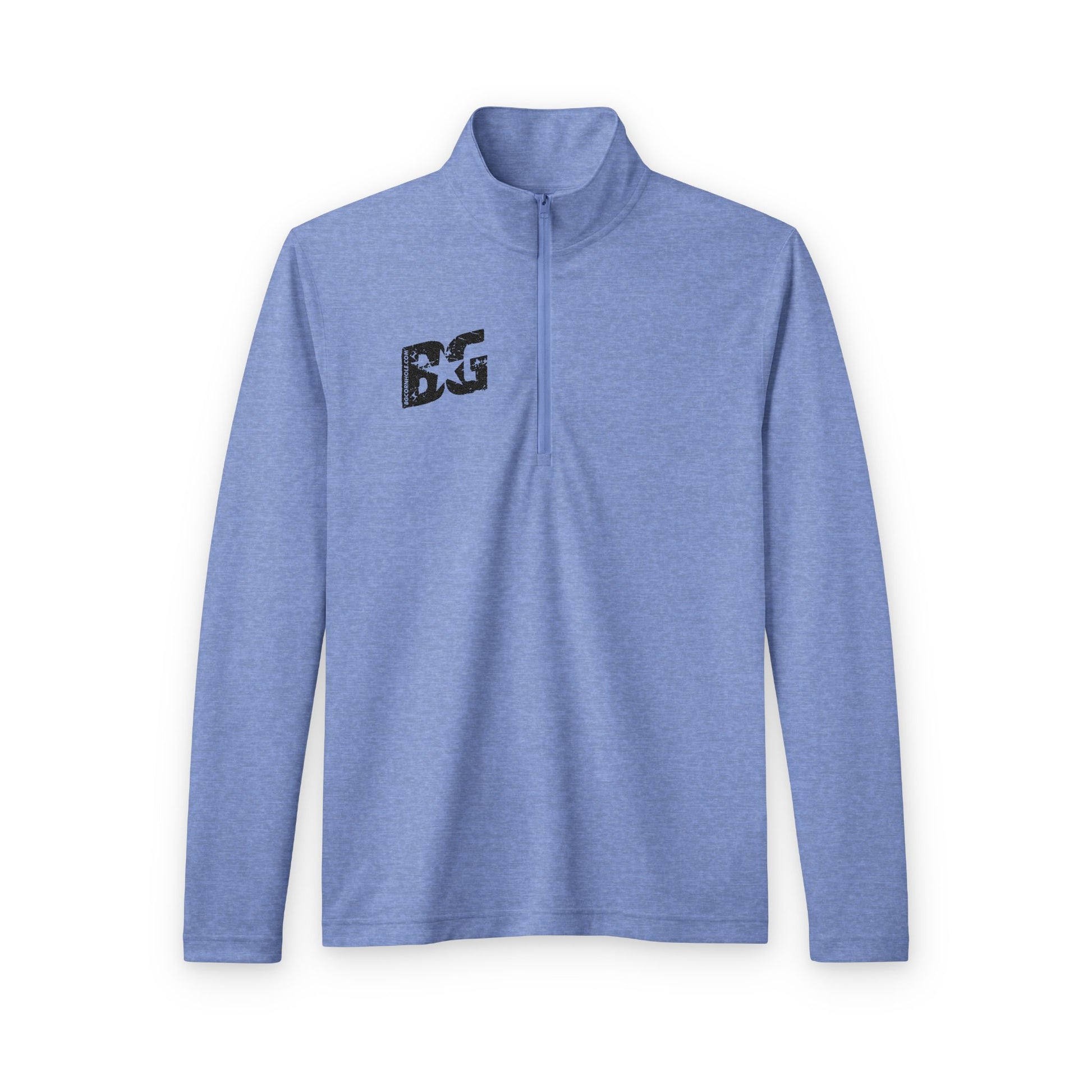 Men's PosiCharge® Tri-Blend Wicking Quarter-Zip Pullover