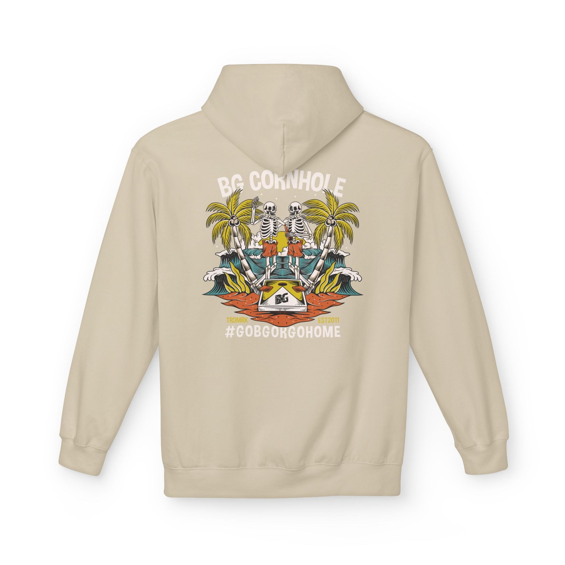 BG Skeleton Beach Unisex Hoodie - Multiple Colors