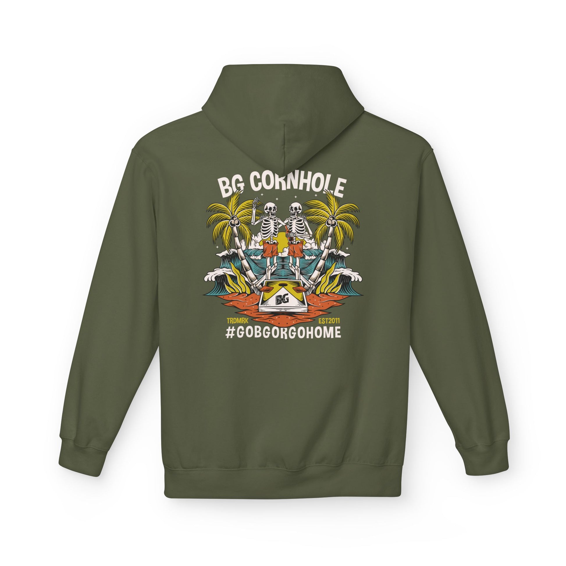BG Skeleton Beach Unisex Hoodie - Multiple Colors