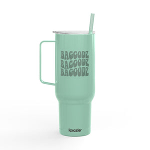 Wavy BG Engraved Insulated Tumbler - 40oz