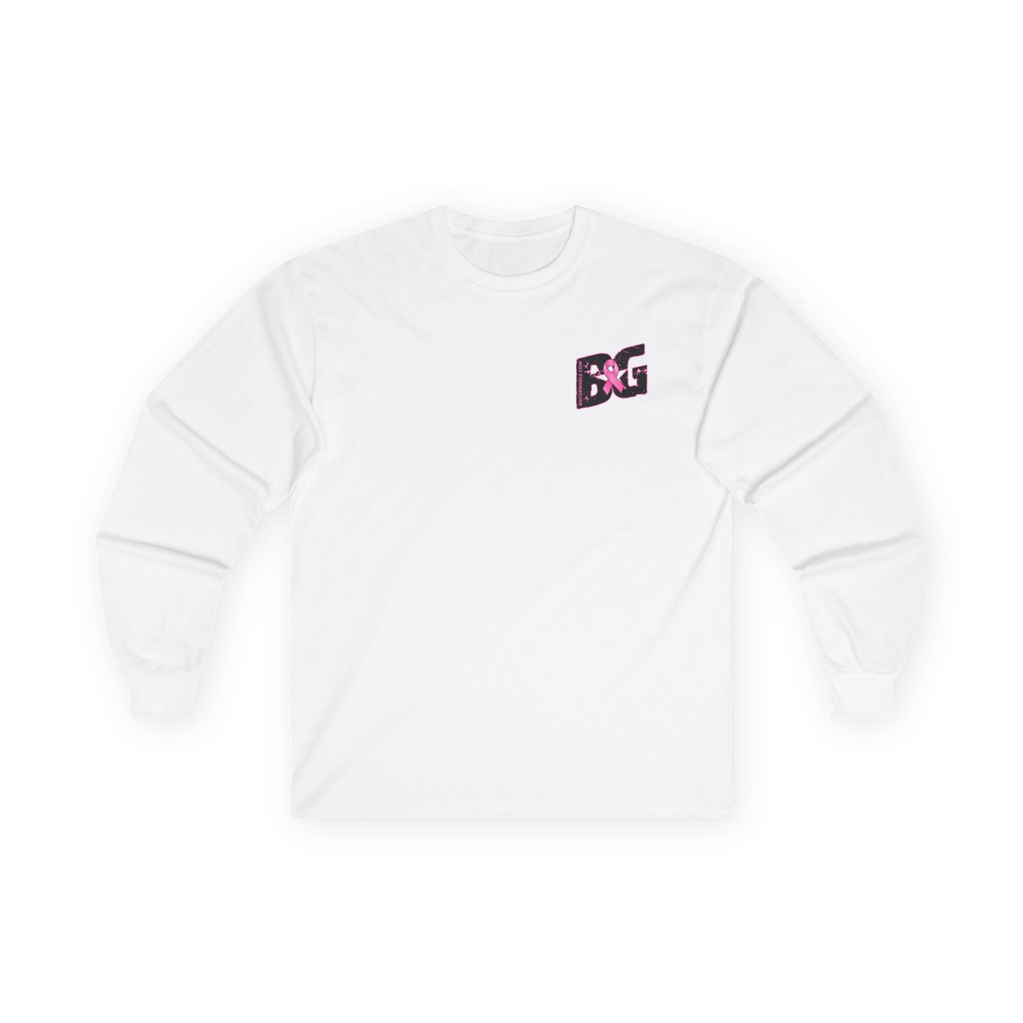 BG Pink Ribbon Unisex Long Sleeve Shirt - Multiple Colors