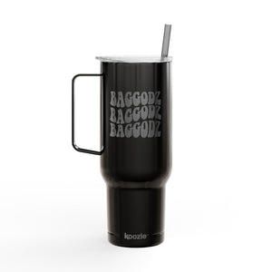 Wavy BG Engraved Insulated Tumbler - 40oz
