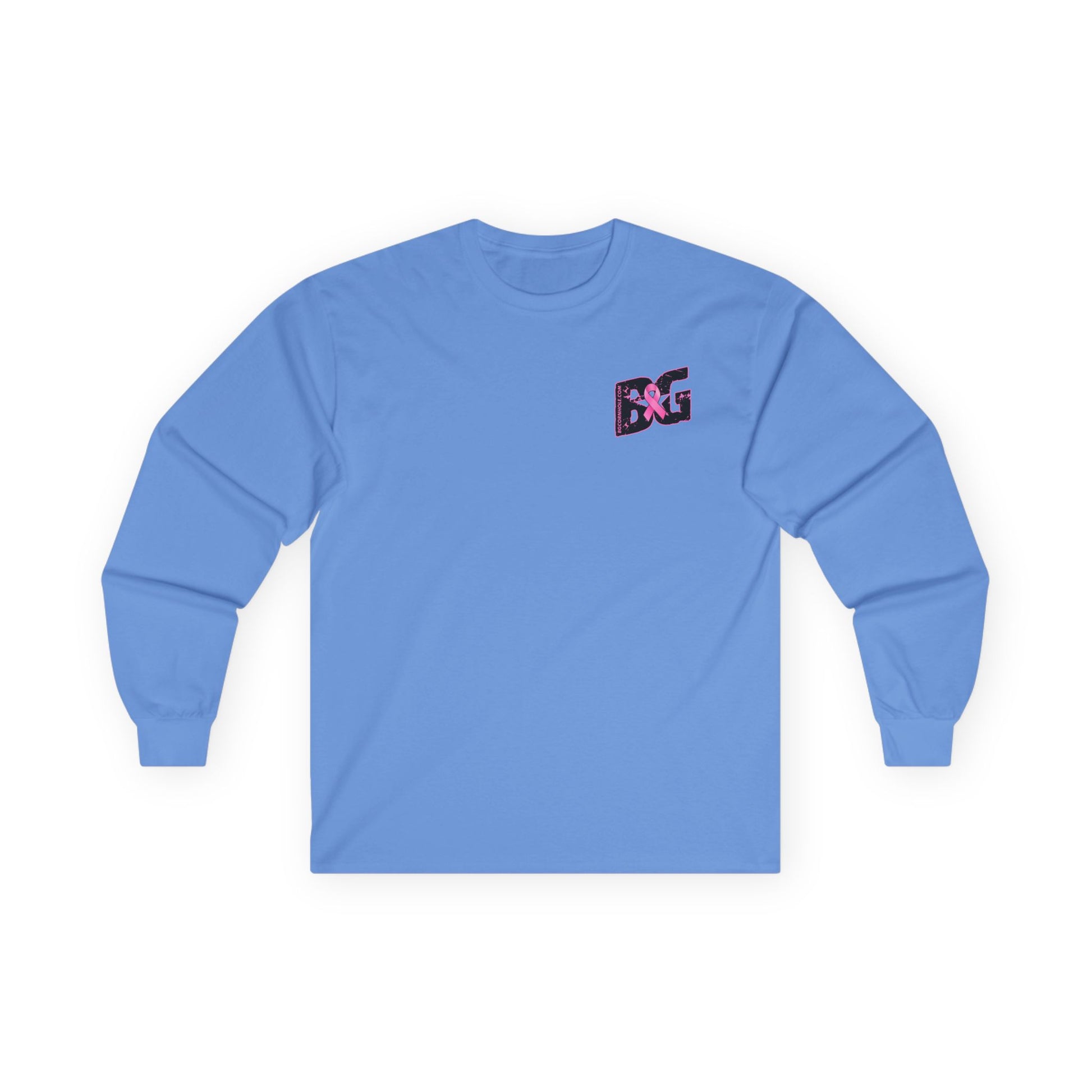 BG Pink Ribbon Unisex Long Sleeve Shirt - Multiple Colors