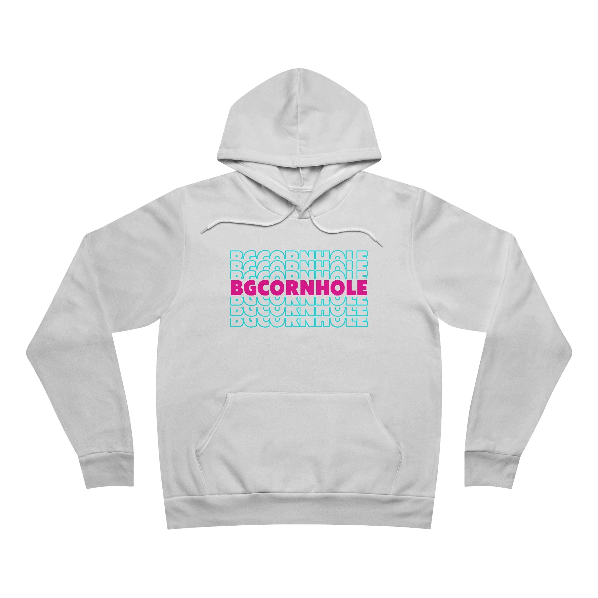 Miami Repeated Unisex Fleece Hoodie - Multiple Colors