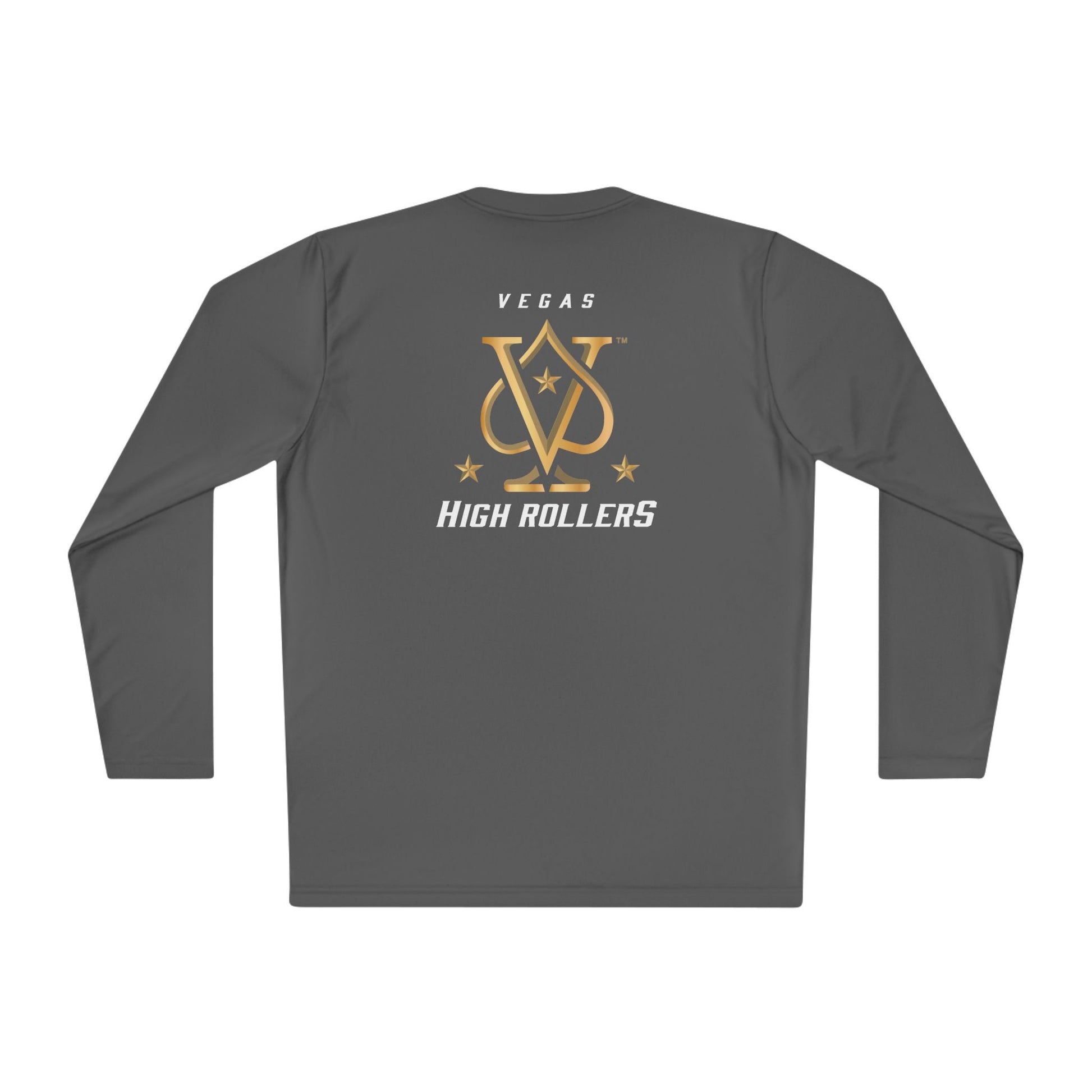 Vegas High Rollers Unisex Polyester Long Sleeve T-Shirt - Multiple Colors