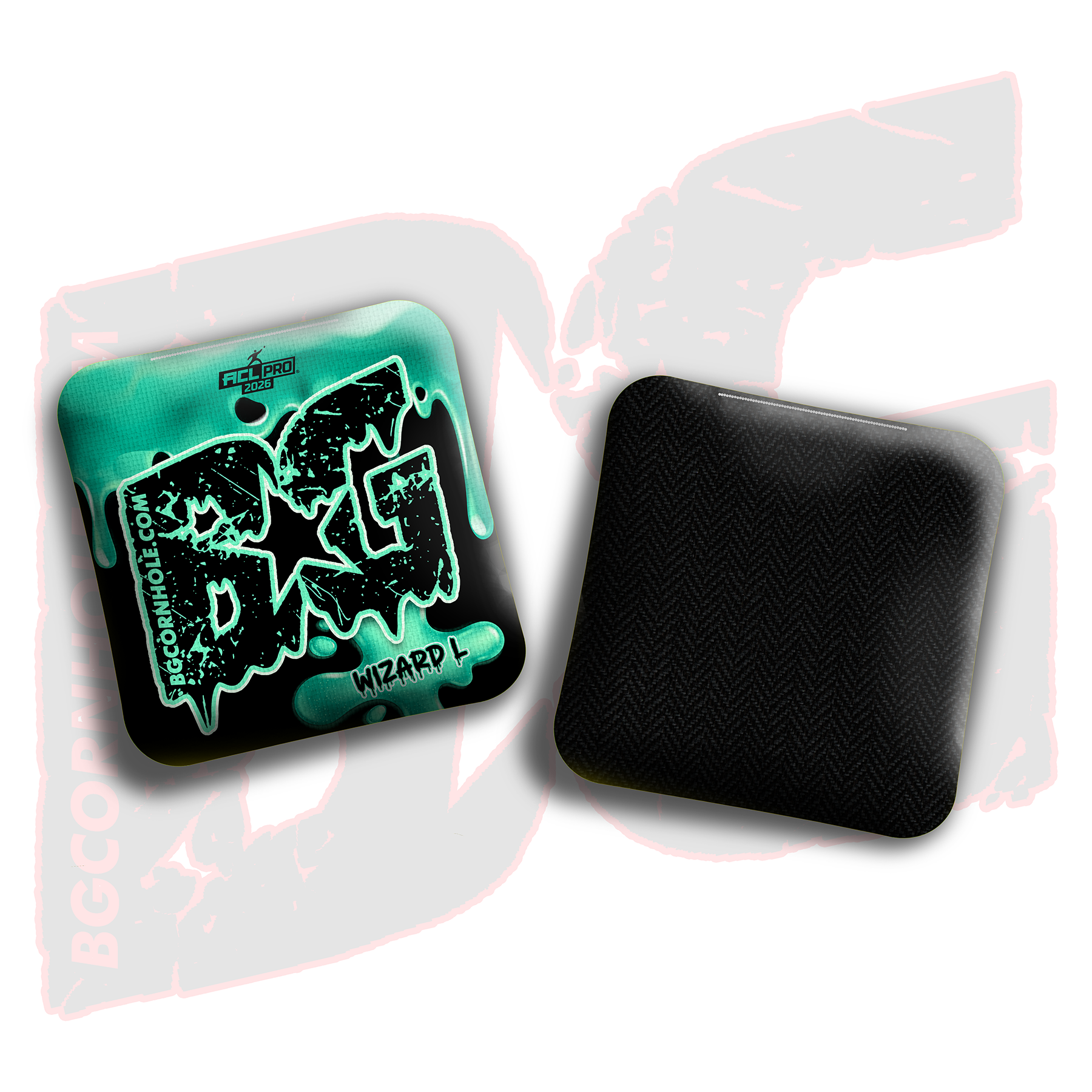 2026 BG Wizard L "Drip" - ACL Pro Stamped Cornhole Bags - SET OF 4 BAGS