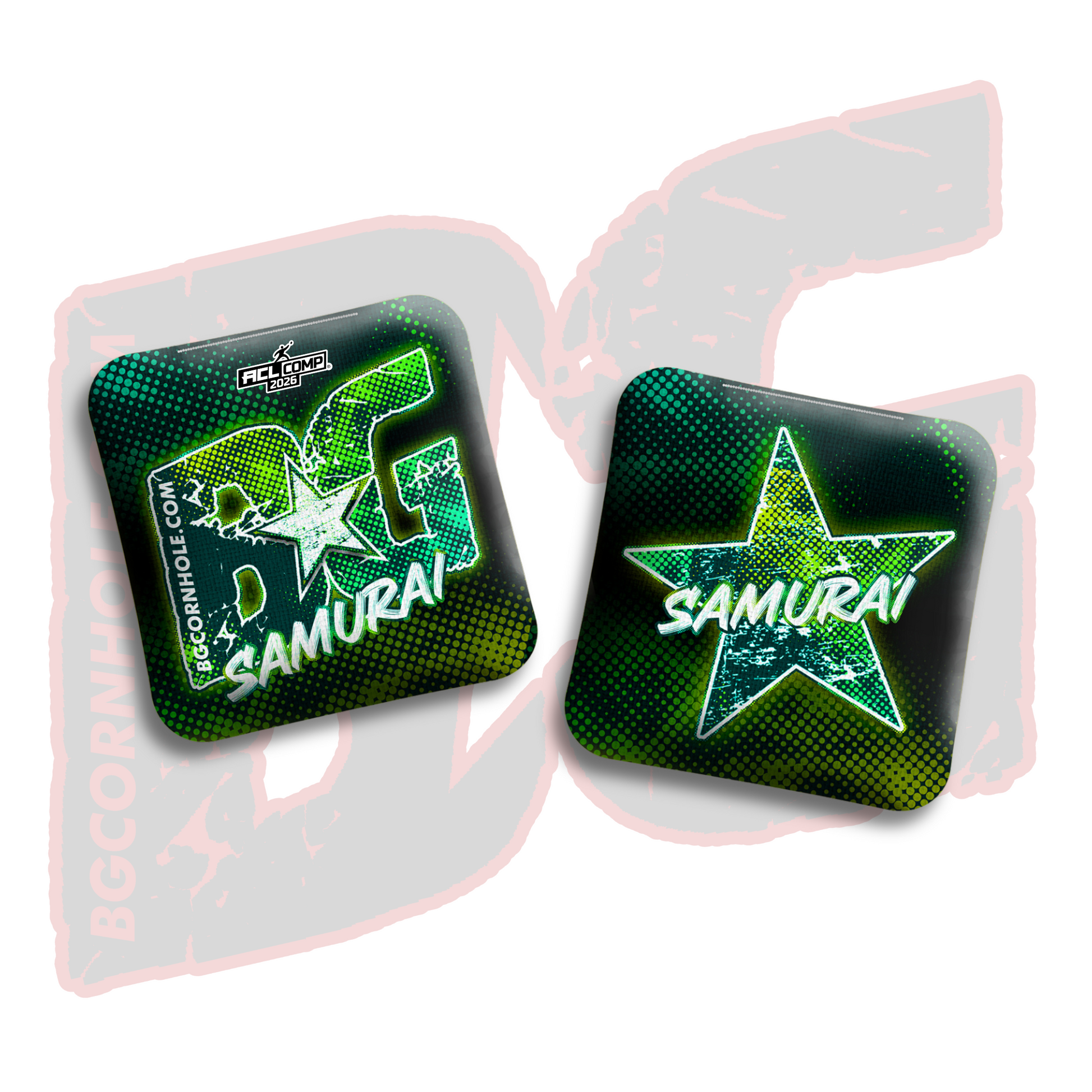 2026 BG Comp Samurai - "Nebula" - ACL Comp Stamped Cornhole Bags - SET OF 4 BAGS