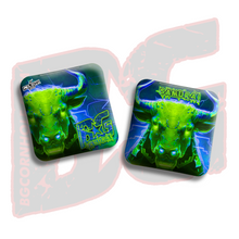 Load image into Gallery viewer, 2026 COMP BG SAMURAI - &quot;Charge&quot; - ACL Comp Stamped Cornhole Bags - SET OF 4 BAGS
