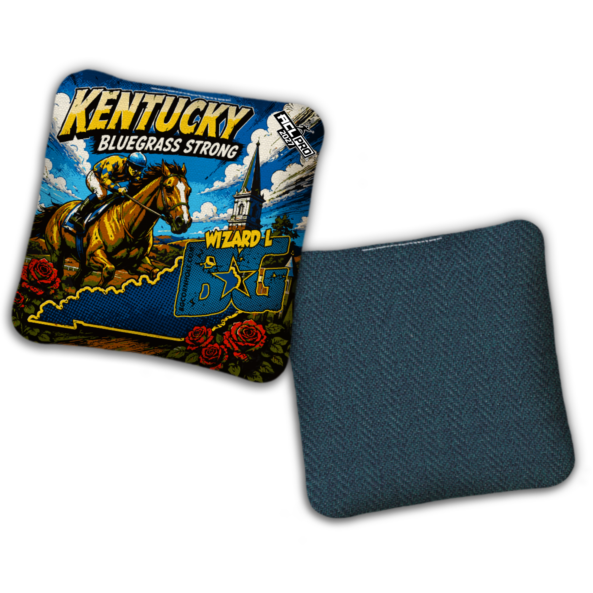 2027 BG Multiple Bag Models "BLUEGRASS STRONG KY" - ACL Pro Stamped Cornhole Bags - SET OF 4 BAGS