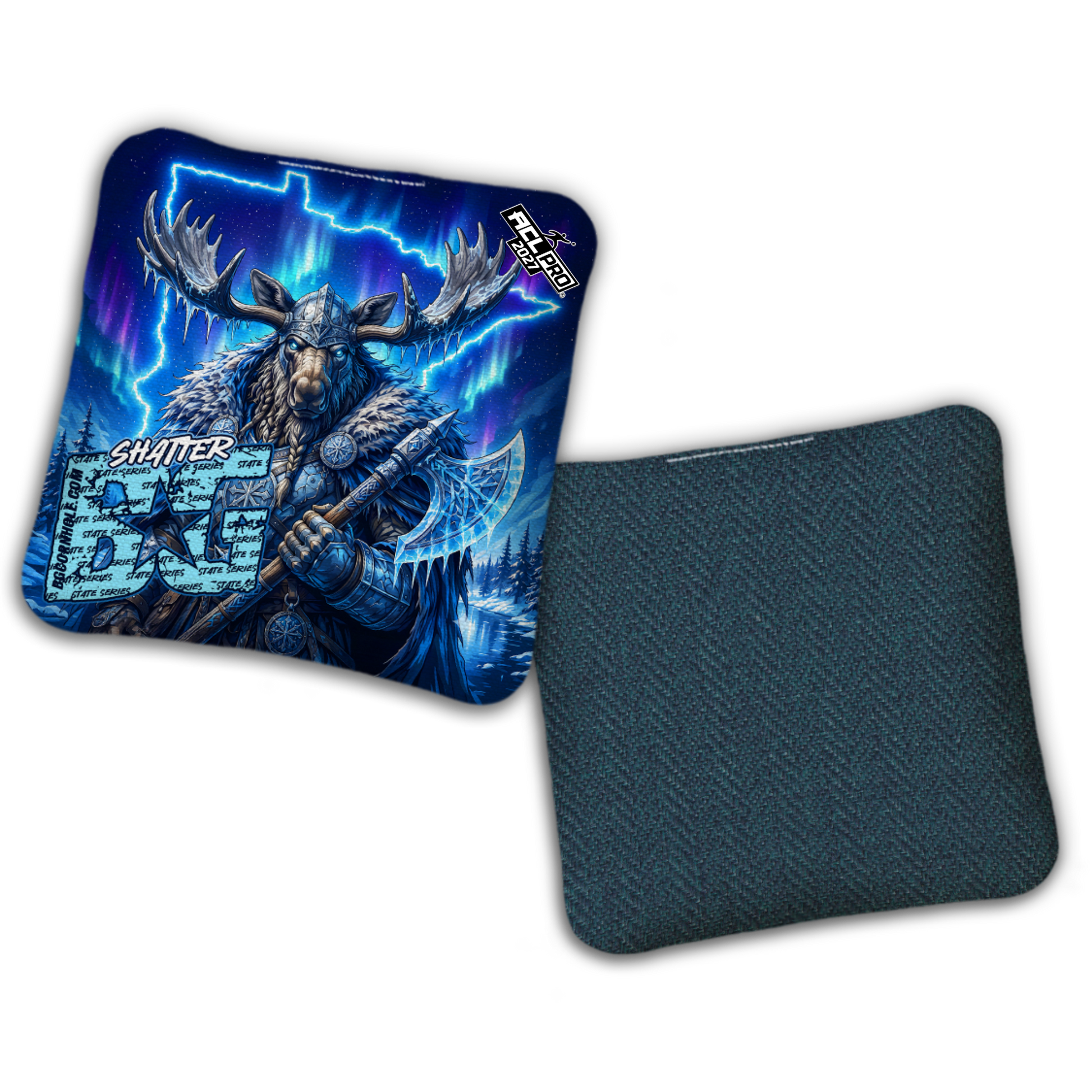 2027 BG Multiple Bag Models "FROST GOD MN" - ACL Pro Stamped Cornhole Bags - SET OF 4 BAGS