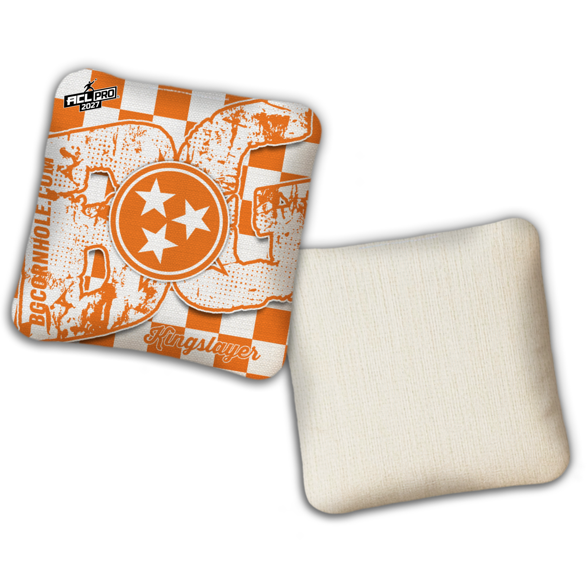 2027 BG Multiple Bag Models "TN Orange" - ACL Pro Stamped Cornhole Bags - SET OF 4 BAGS