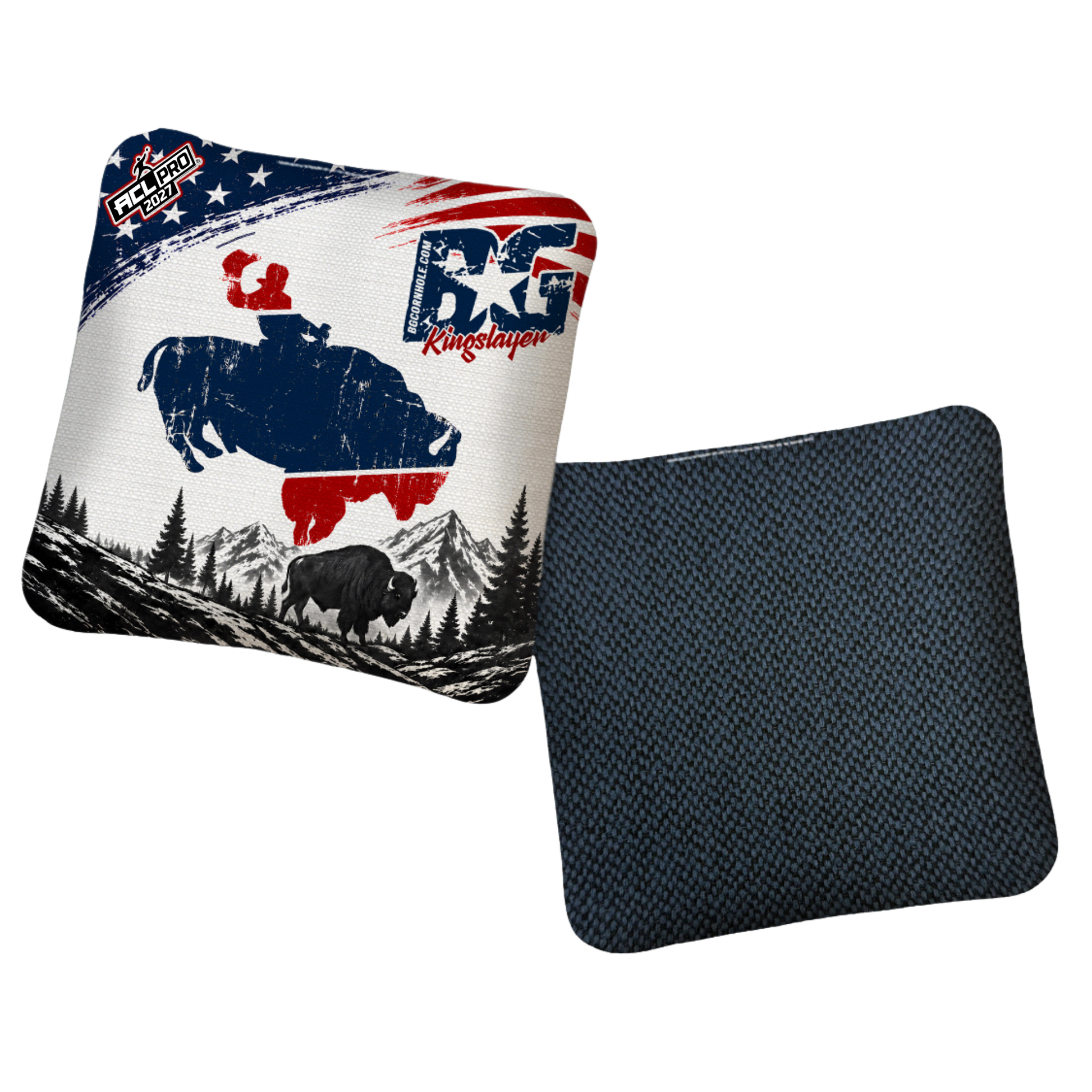 2027 BG Multiple Bag Models "Wyoming" - ACL Pro Stamped Cornhole Bags - SET OF 4 BAGS