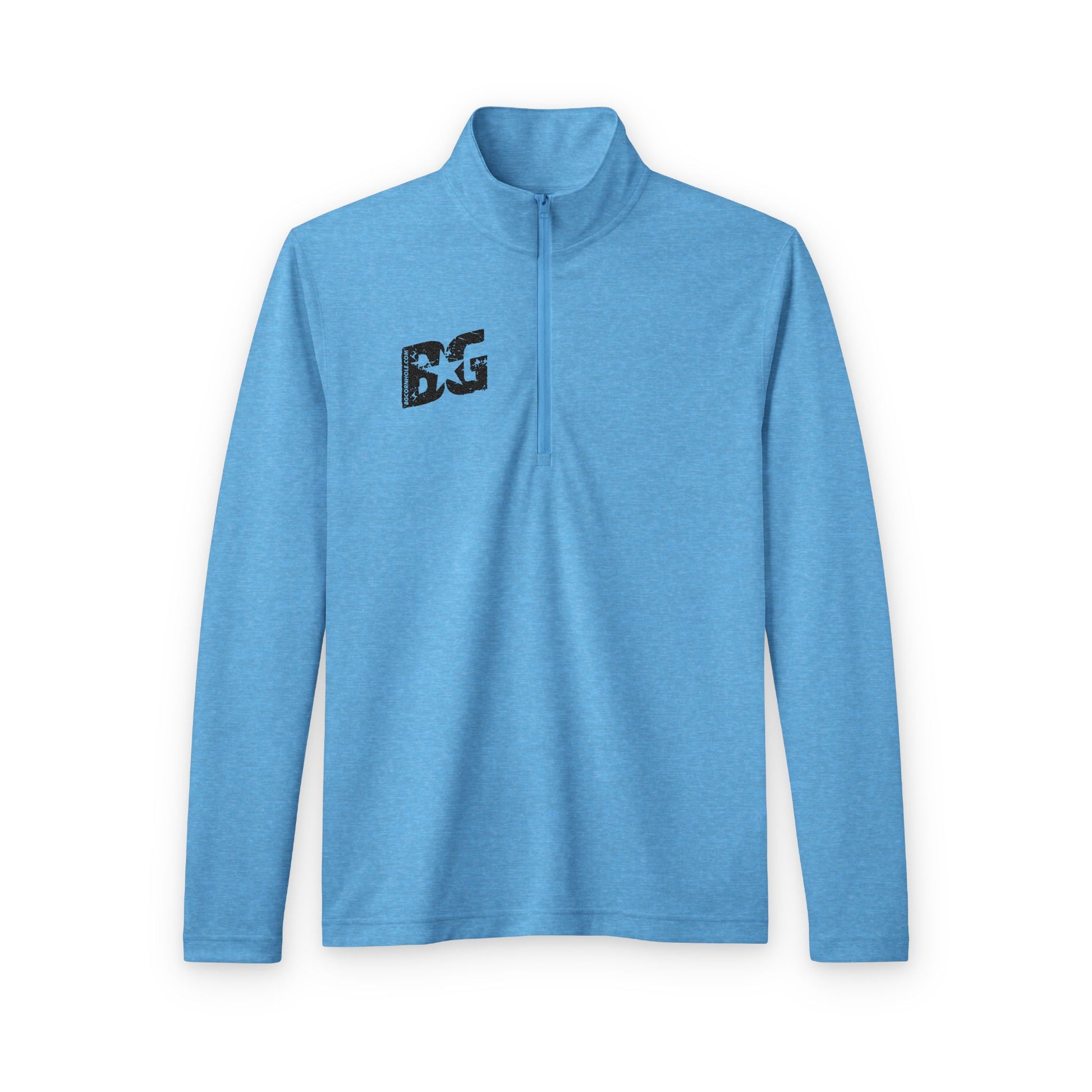 Men's PosiCharge® Tri-Blend Wicking Quarter-Zip Pullover