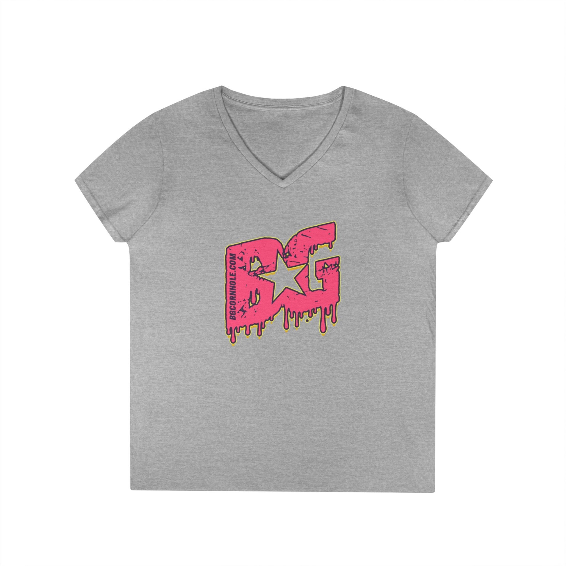 Women's Drip V-Neck T-Shirt - Multiple Colors