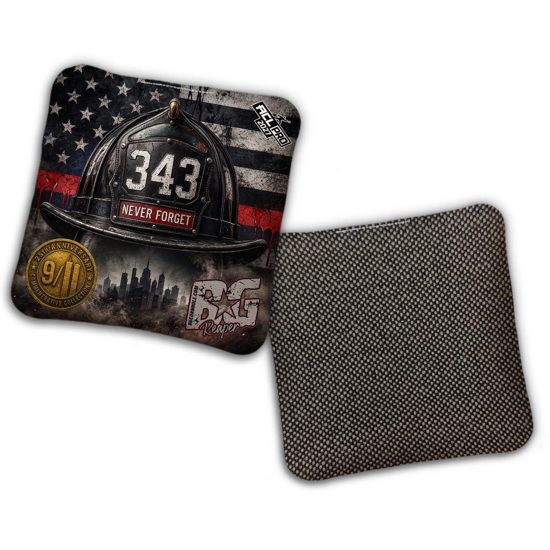 2027 BG Multiple Models “9.11 25th Anniversary" - ACL Pro Stamped Cornhole Bags - SET OF 4 BAGS