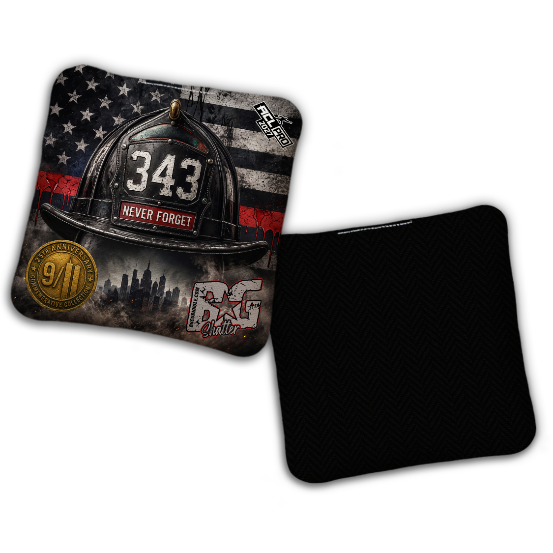 2027 BG Multiple Models “9.11 25th Anniversary" - ACL Pro Stamped Cornhole Bags - SET OF 4 BAGS