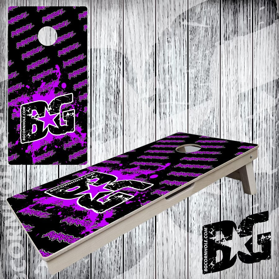 BG "BoardGodz Splatter" Cornhole Boards - Elite Model