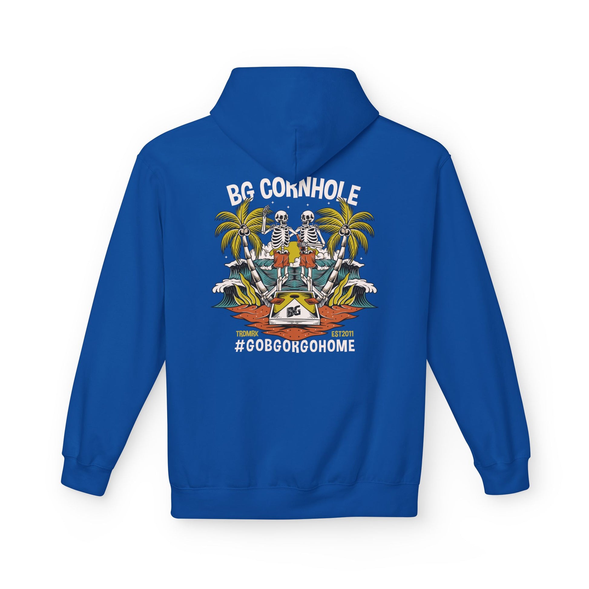 BG Skeleton Beach Unisex Hoodie - Multiple Colors