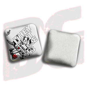2026 BG Multiple Bag Types "They Not Like Us" - ACL Pro Stamped Cornhole Bags - SET OF 4 BAGS