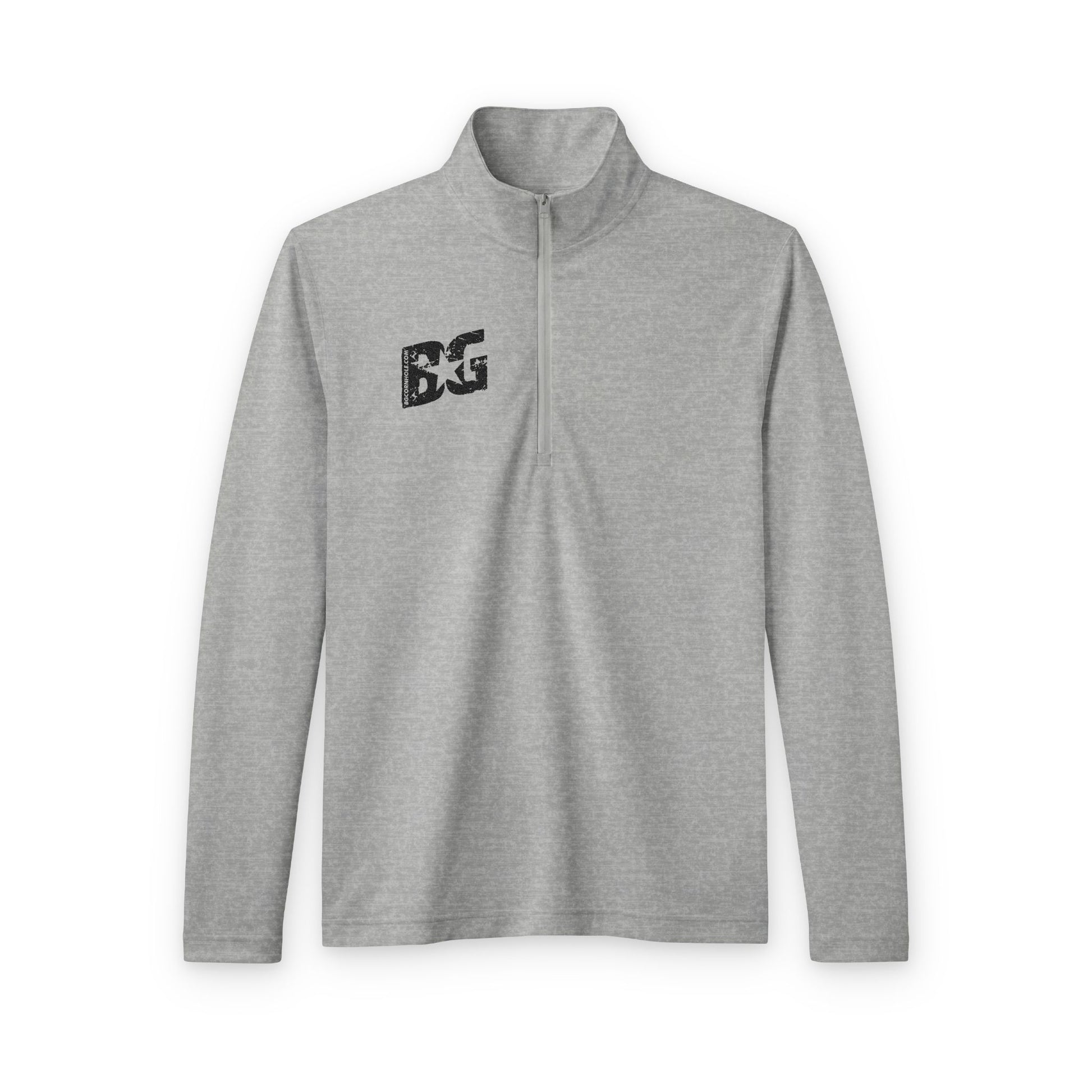 Men's PosiCharge® Tri-Blend Wicking Quarter-Zip Pullover