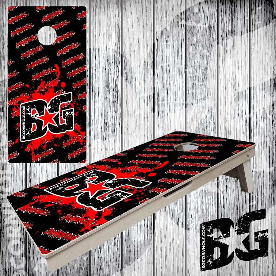 BG "BoardGodz Splatter" Cornhole Boards - Elite Model