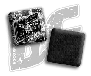 2026 Omen "Sticker Rush" Collab - ACL Pro Stamped Cornhole Bags - SET OF 4 BAGS