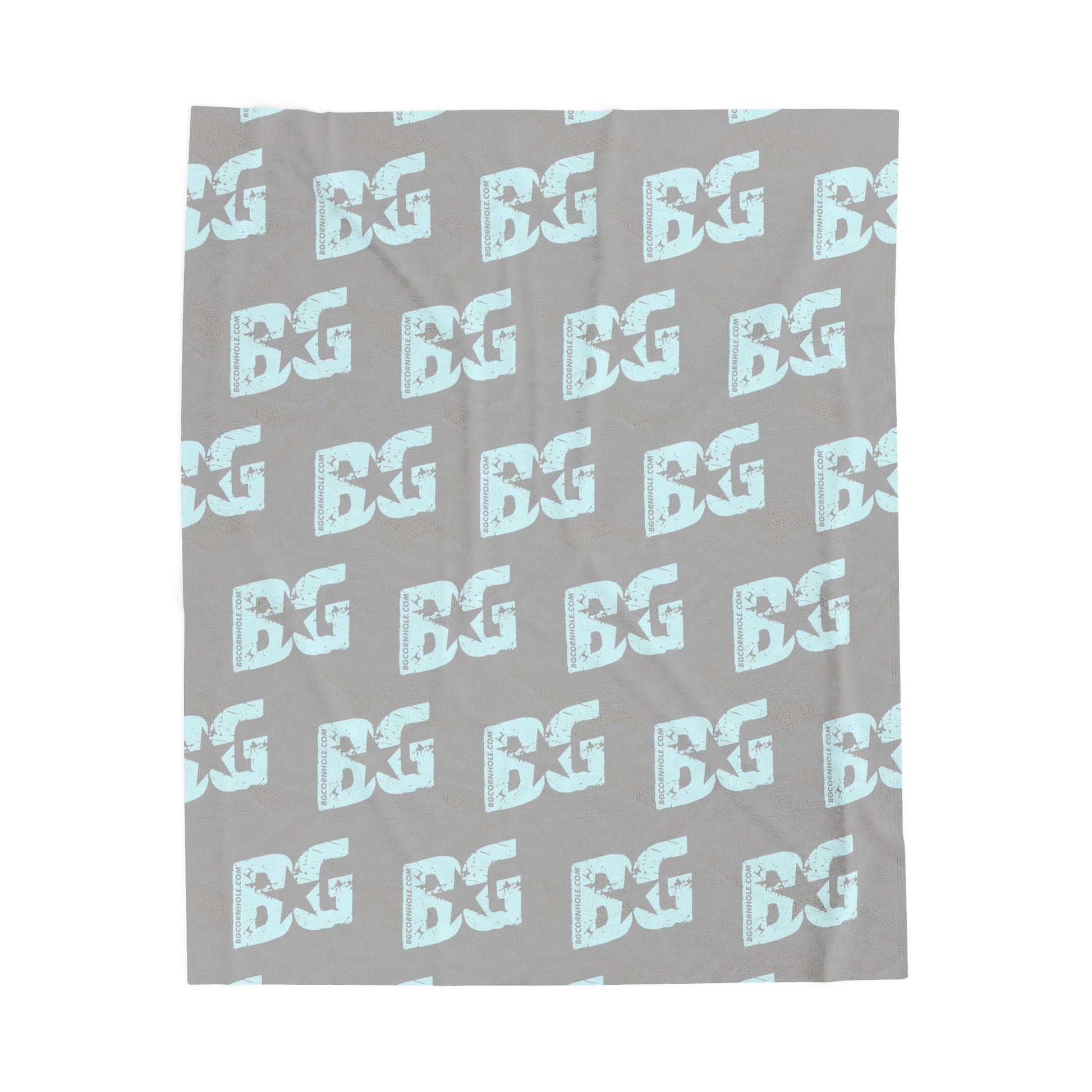Ice blue BG logo blanket