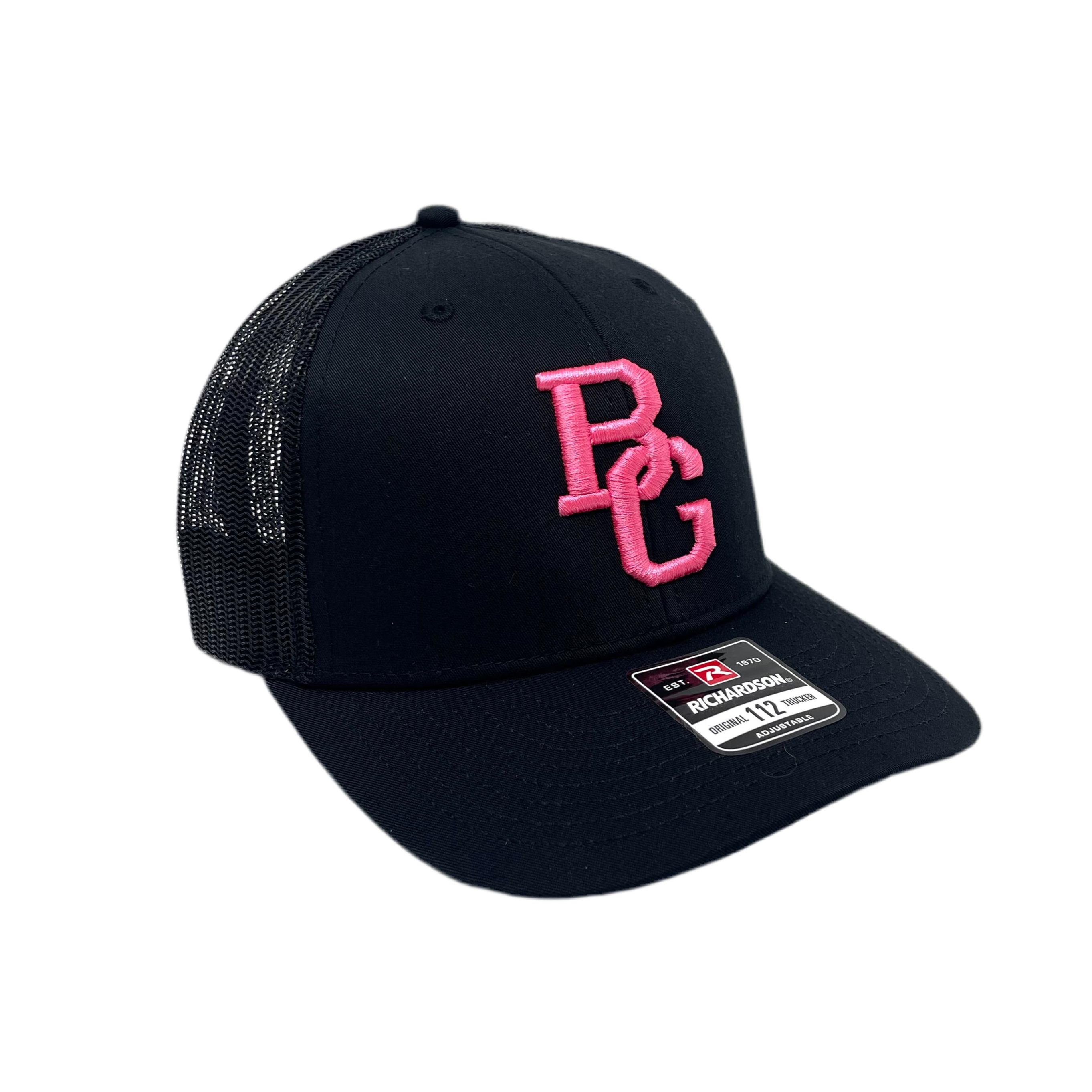 Black 112 Trucker Hat - Colored Embroidery - RICHARDSON