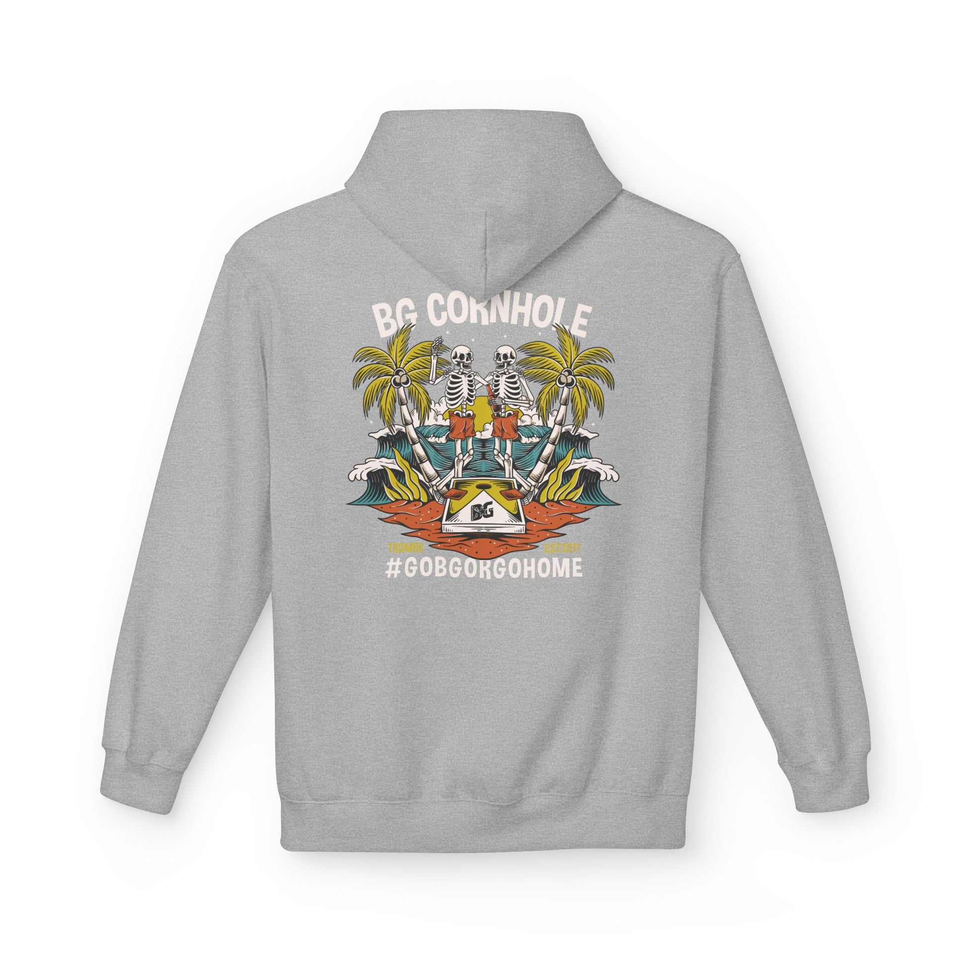 BG Skeleton Beach Unisex Hoodie - Multiple Colors