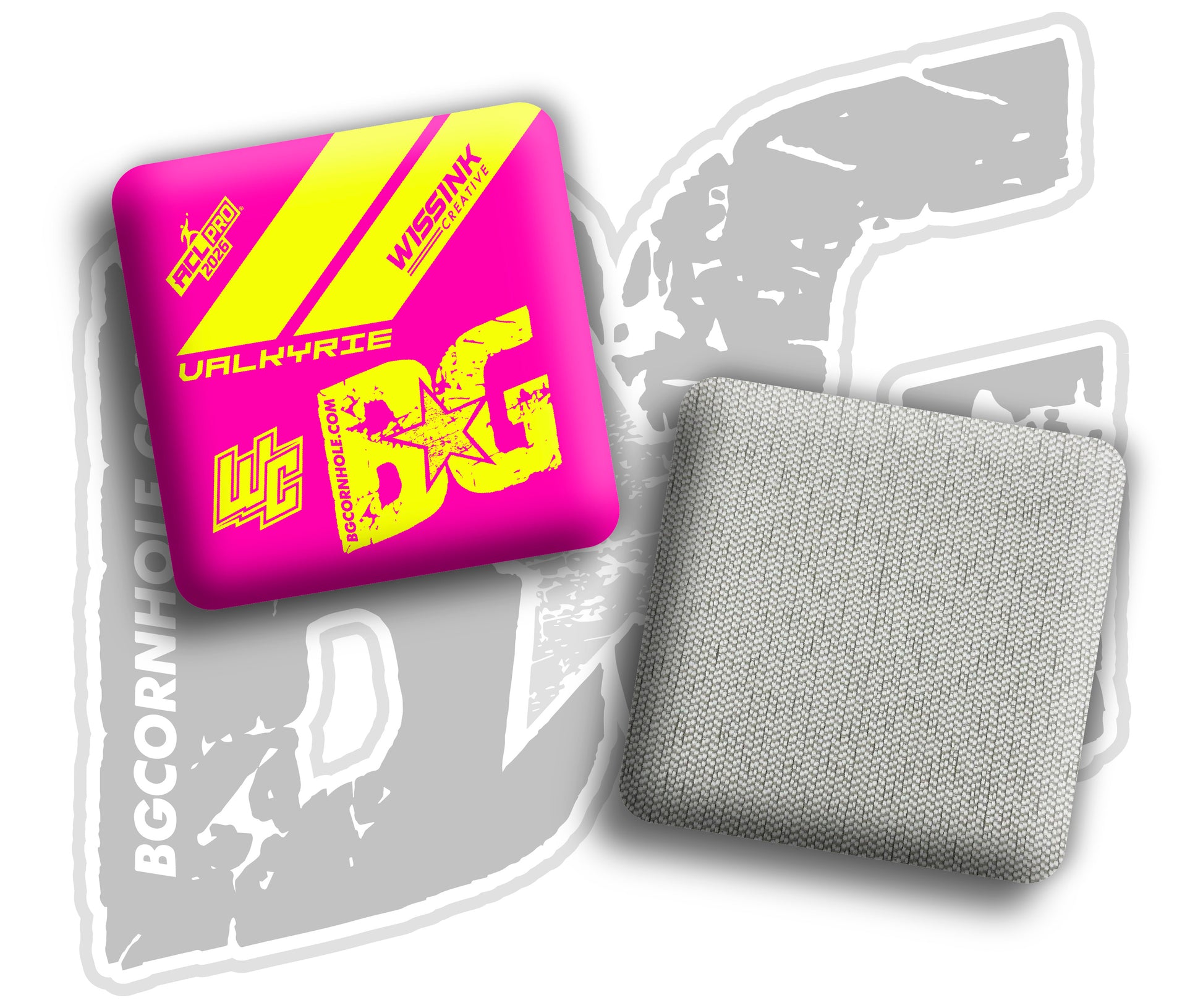 2026 BG Multiple Bag Models "Wissink designs" Collab - ACL Pro Stamped Cornhole Bags - SET OF 4 BAGS