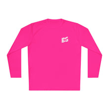 Load image into Gallery viewer, BG Unisex Lightweight Polyester Long Sleeve Tee - Multiple Colors
