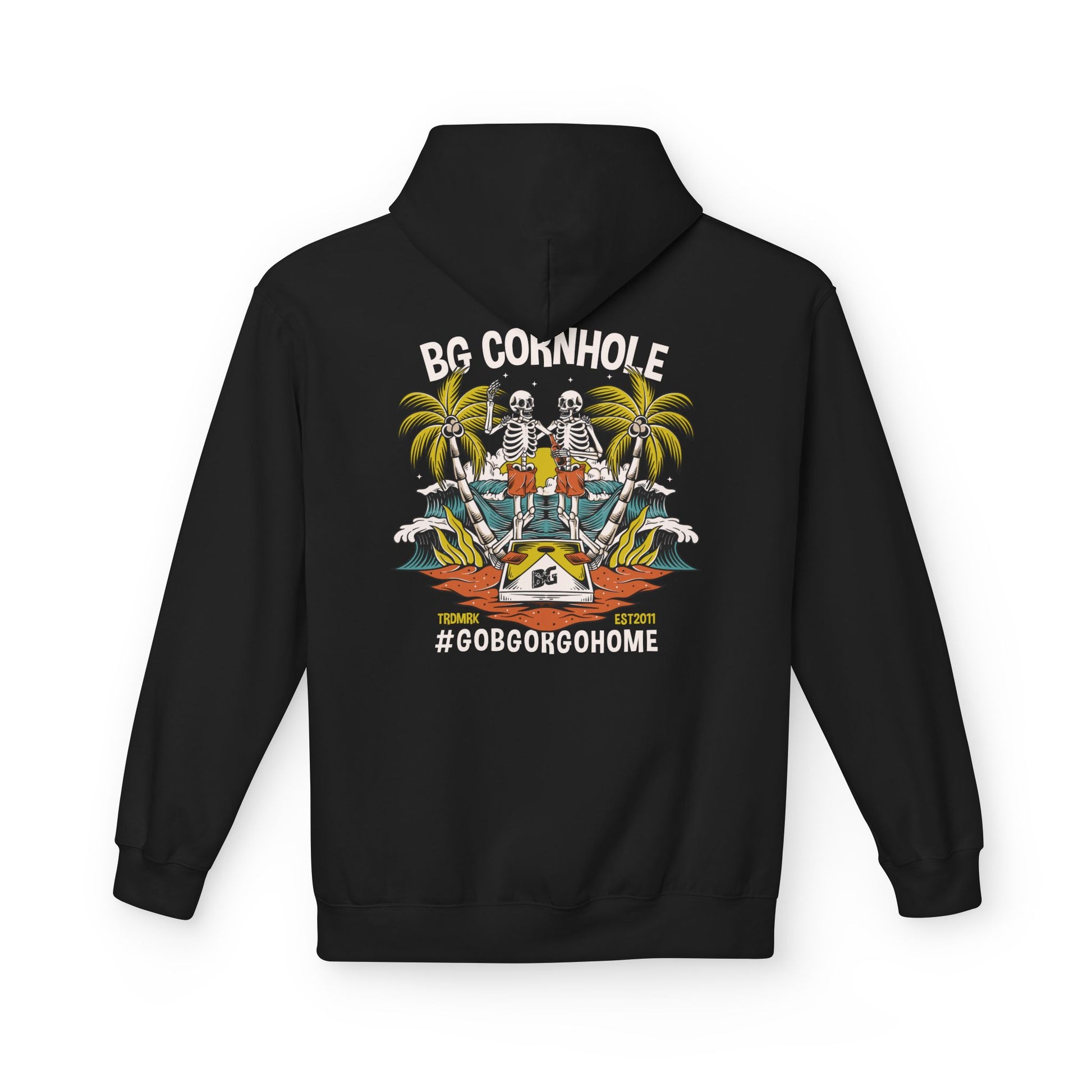 BG Skeleton Beach Unisex Hoodie - Multiple Colors