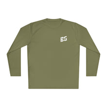 Load image into Gallery viewer, BG Unisex Lightweight Polyester Long Sleeve Tee - Multiple Colors