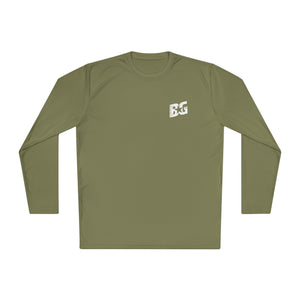 BG Unisex Lightweight Polyester Long Sleeve Tee - Multiple Colors