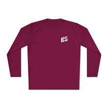 Load image into Gallery viewer, BG Unisex Lightweight Polyester Long Sleeve Tee - Multiple Colors