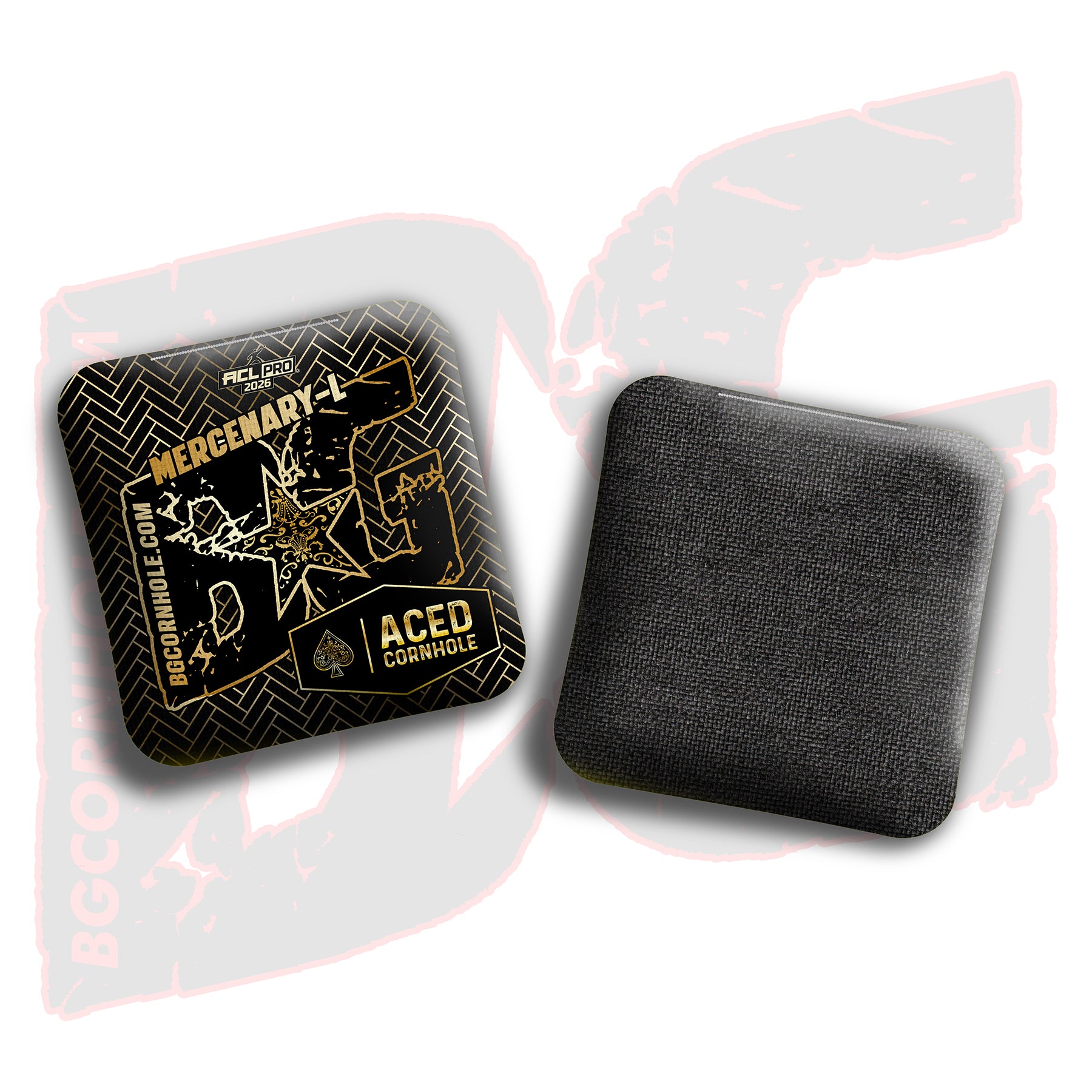 2026 BG Multiple Bag Models - "Aced Cornhole” Collab - ACL Pro Stamped Cornhole Bags - SET OF 4 BAGS