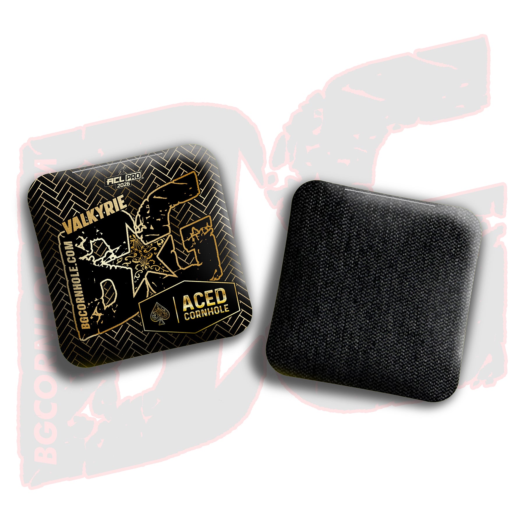 2026 BG Multiple Bag Models - "Aced Cornhole” Collab - ACL Pro Stamped Cornhole Bags - SET OF 4 BAGS