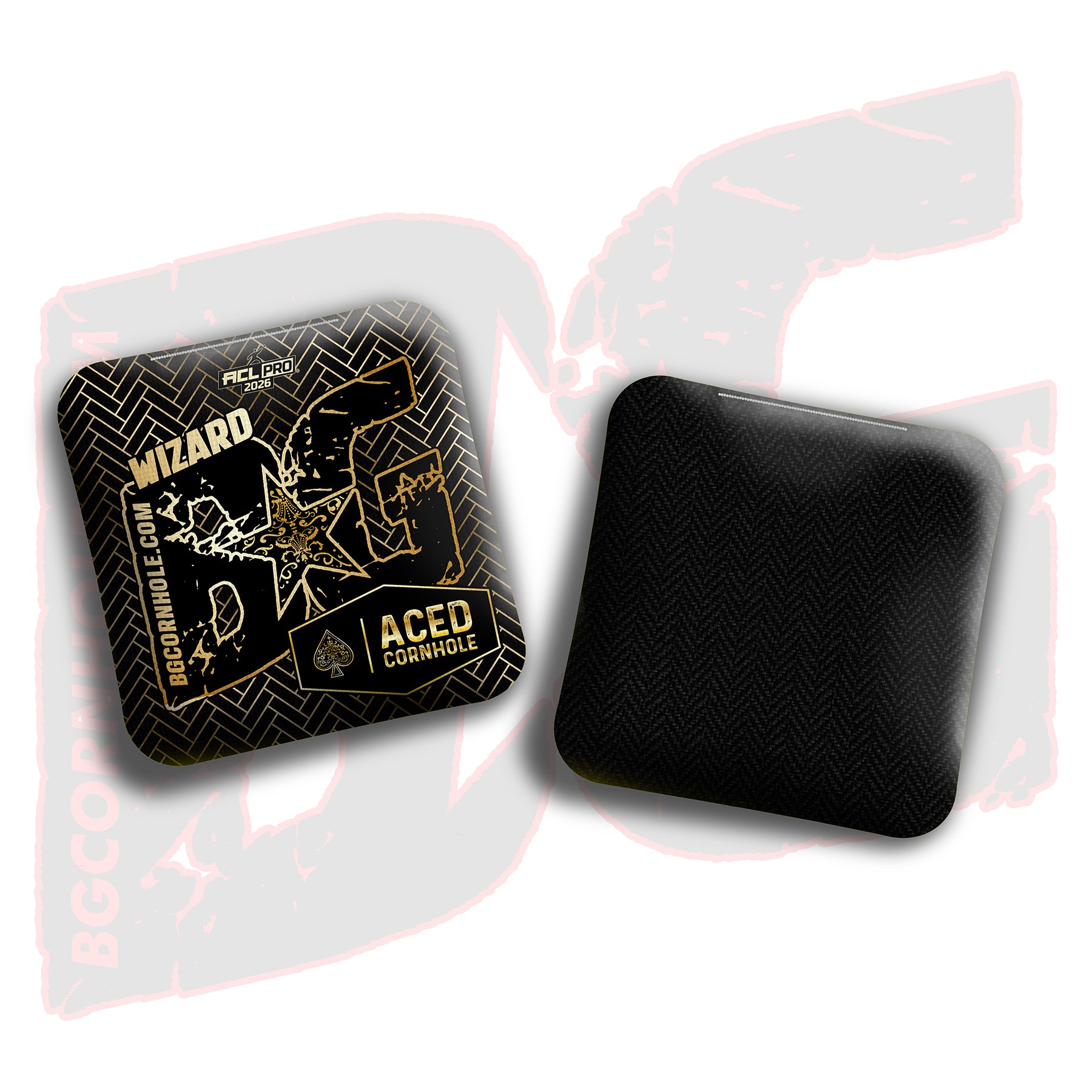2026 BG Multiple Bag Models - "Aced Cornhole” Collab - ACL Pro Stamped Cornhole Bags - SET OF 4 BAGS