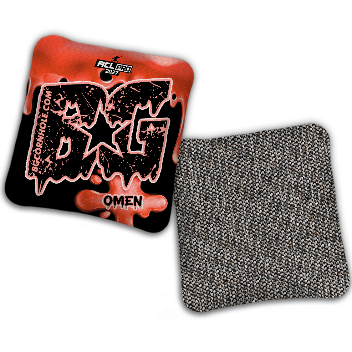 2027 ACL - BG Multiple Bag Models "DRIP" - Pro Stamped Cornhole Bags - SET OF 4 BAGS