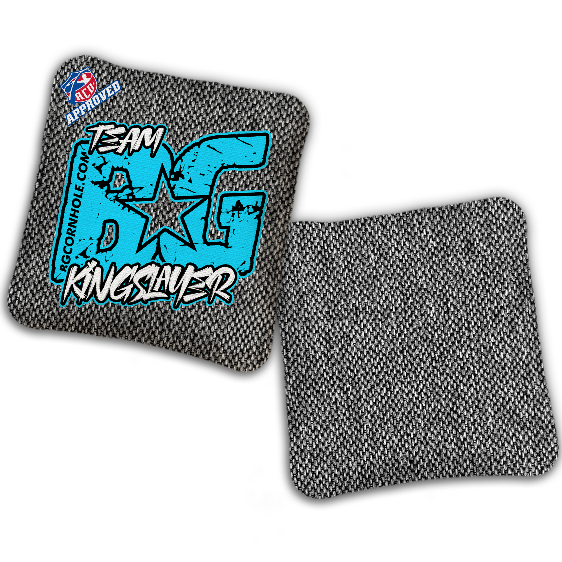 2027 ACO- BG KINGSLAYER “ESPN THROWBACK COLORMATCH" - Pro Stamped Cornhole Bags - SET OF 4 BAGS