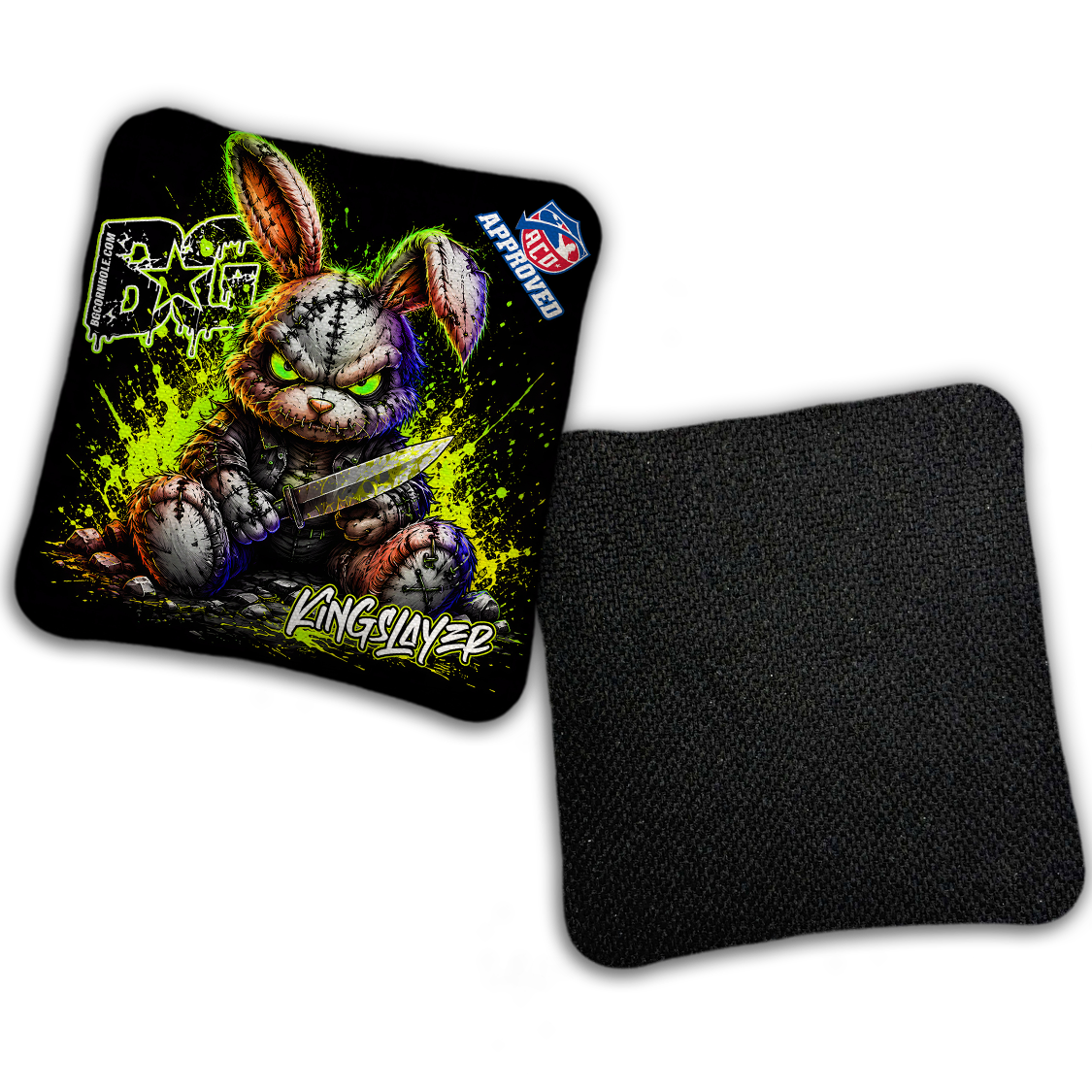 2027 ACO- BG Multiple Bag Models "BAD BUNNY" - Pro Stamped Cornhole Bags - SET OF 4 BAGS
