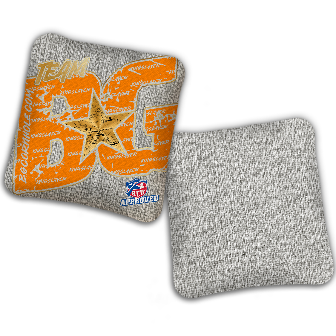 2027 ACO Stamped Cornhole Bags - BG Kingslayer "Big BG Colormatch" - SET OF 4 BAGS
