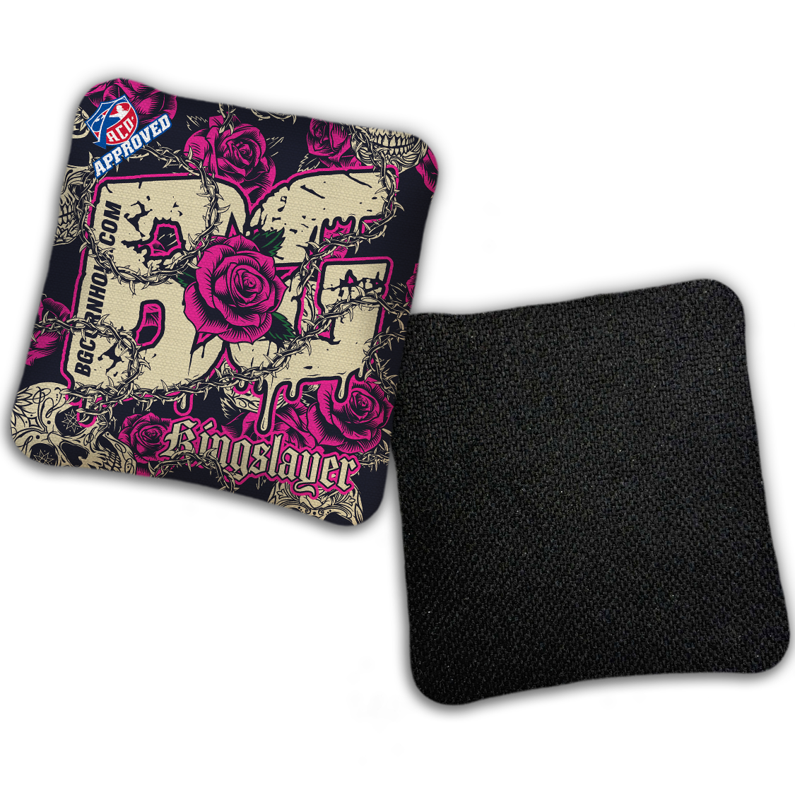 2027 ACO Stamped Cornhole Bags - BG Multiple Bag Models "THORNS AND ROSES" - SET OF 4 BAGS